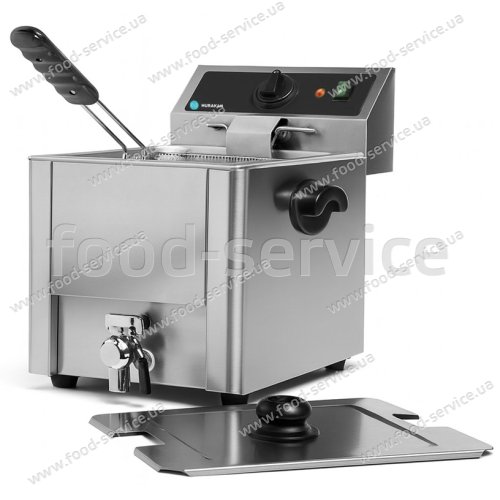 Фритюрница Hurakan HKN-FT8N одинарная с краном 8 л